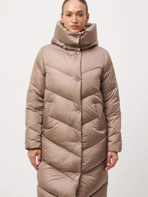 Medicine płaszcz puchowy kolor turkusowy