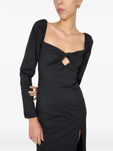 STAUD Josephine poplin maxi dress - Black - zdjęcie produktu nr 1