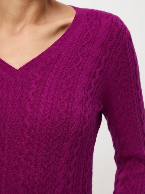 Medicine sweter z wełny merino kolor różowy