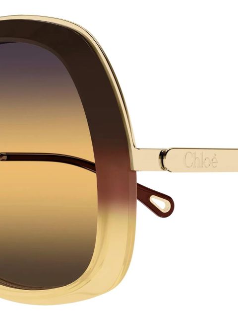 Chloé Eyewear ch0327s round sunglasses - Brown