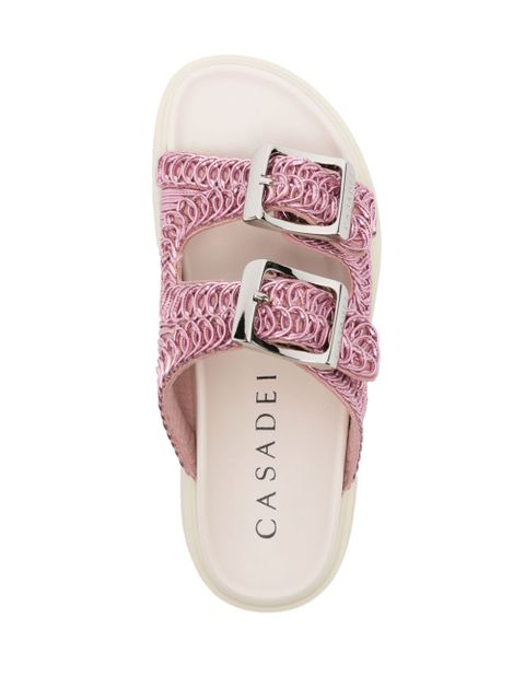 Casadei Birky Ale flatform slides - Pink - zdjęcie produktu nr 2