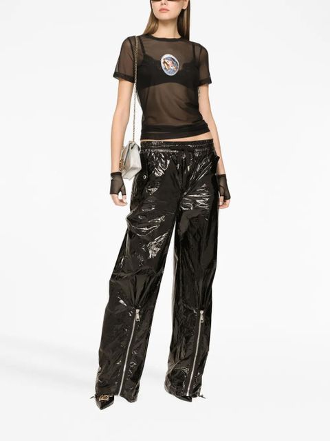 Dolce & Gabbana 1998 Madonna mesh T-shirt - Black