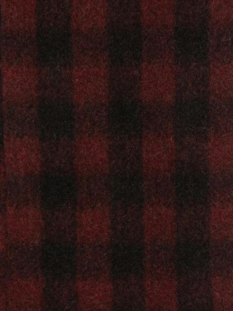 Ruslan Baginskiy check-print scarf - Black