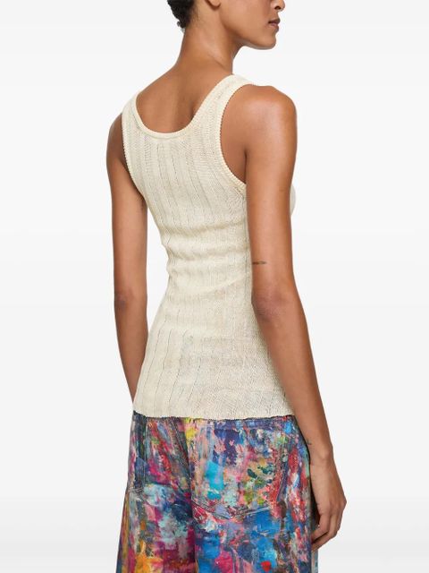 Acne Studios distressed tank top - Neutrals