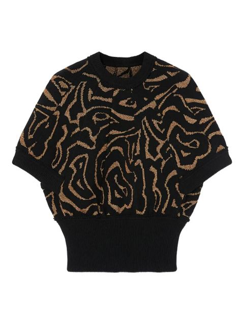 PUCCI jacquard labirinto top - Black - zdjęcie produktu nr 1