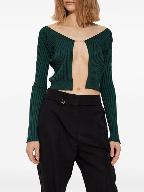 Jacquemus Pralù cardigan - Green