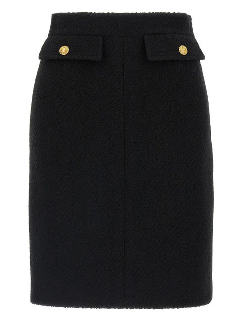 Chloé bouclé pocket midi skirt - Black