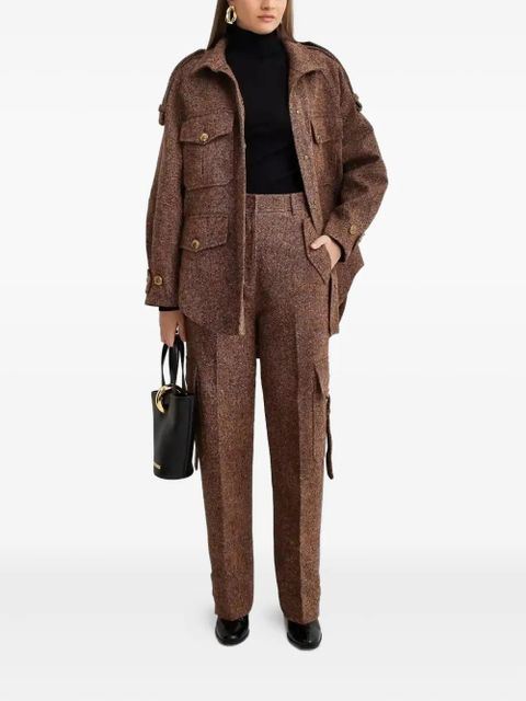ZIMMERMANN Illustration tweed trousers - Brown - zdjęcie produktu nr 2