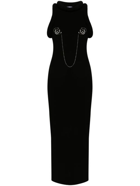 Jean Paul Gaultier 3D-knit maxi dress - Black - zdjęcie produktu nr 1