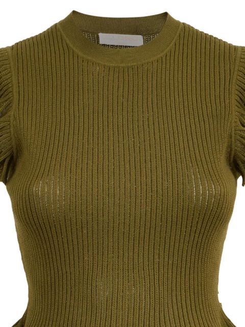 Ulla Johnson Leila ruffled top - Green