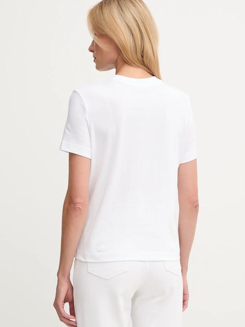 Calvin Klein Jeans t-shirt bawełniany damski kolor biały LV047D210G