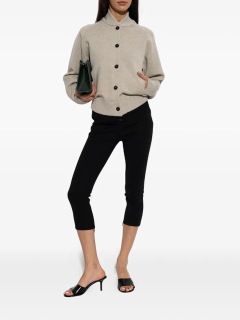 Jacquemus logo-embroidered button-up sweater - Neutrals - zdjęcie produktu nr 2