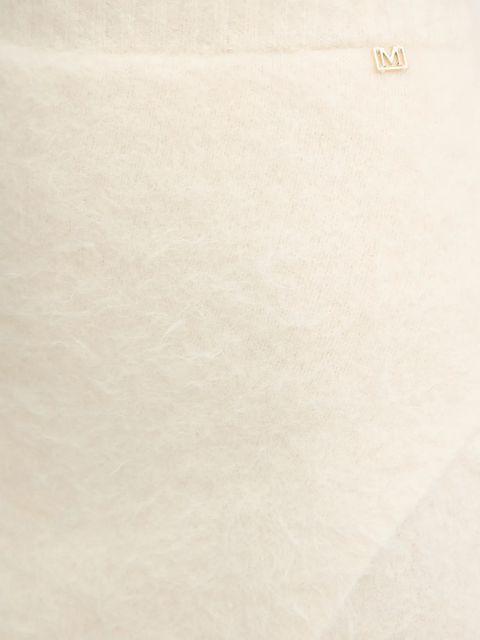 Marciano by Guess spódnica z dodatkiem wełny AGNES kolor beżowy maxi ołówkowa 5BGD02 5794Z