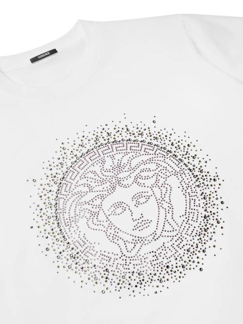 Versace Medusa embellished T-shirt - White - zdjęcie produktu nr 2
