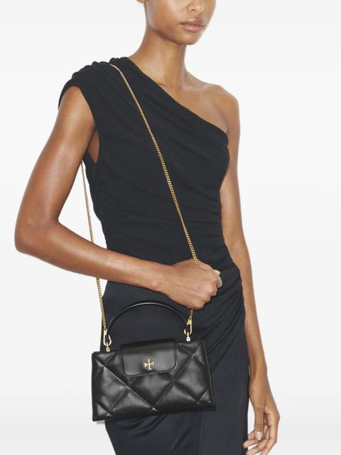 Tory Burch Kira diamond-quilted mini bag - Black - zdjęcie produktu nr 2