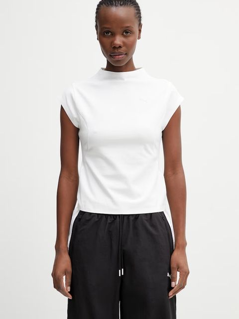 Puma t-shirt damski bawełniany z elastanem PUMATECH SENSE - zdjęcie produktu nr 2