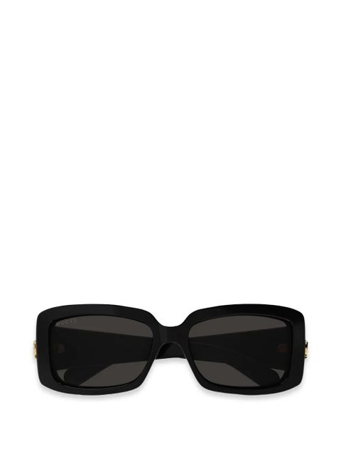 Gucci Eyewear rectangle frame sunglasses - Black - zdjęcie produktu nr 1
