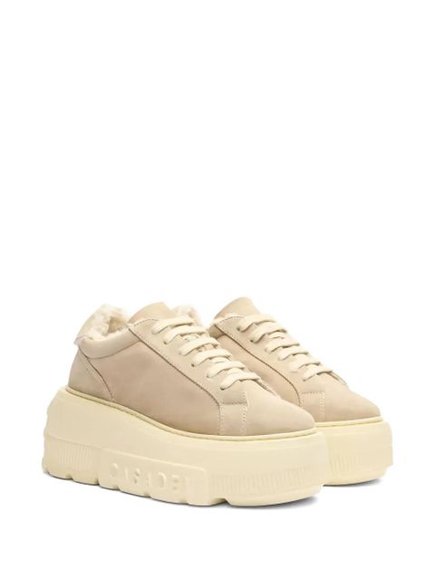 Casadei Alpsenales Nexus platform shearling sneakers - Neutrals - zdjęcie produktu nr 2