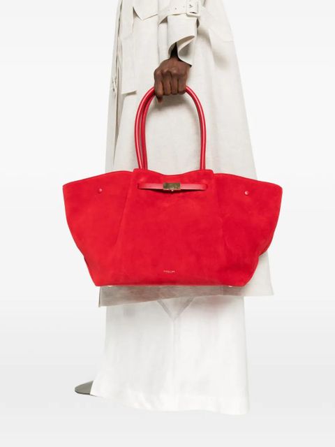 DeMellier The New York suede shoulder bag - Red - zdjęcie produktu nr 2