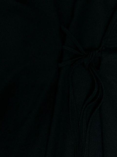 Sportmax tie-front shirt dress - Black