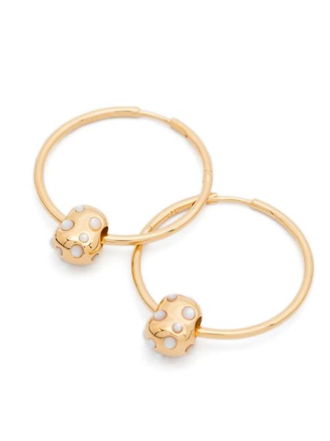 Missoma Abacus Nugget hoops - Gold