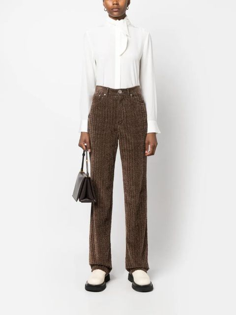 Chloé tie-strap silk shirt - Neutrals - zdjęcie produktu nr 2