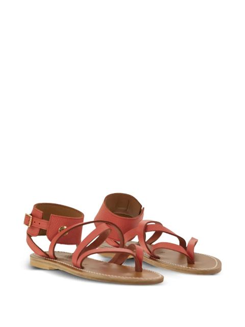 Longchamp x K.Jacques leather sandals - Orange - zdjęcie produktu nr 2