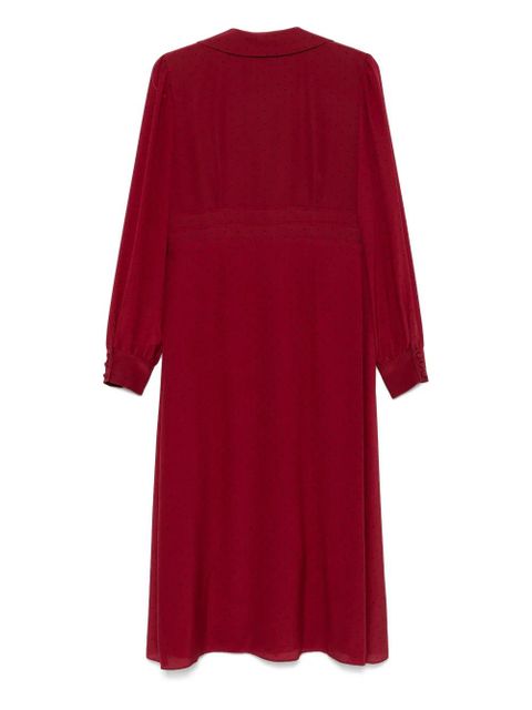 Alessandra Rich polka-dot collar dress - Red - zdjęcie produktu nr 2