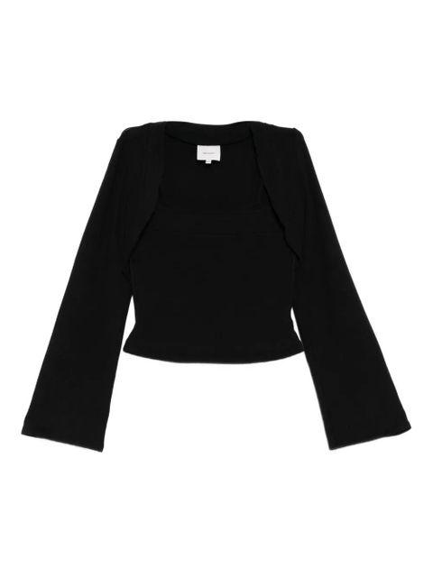 Reformation Chloe top - Black - zdjęcie produktu nr 1