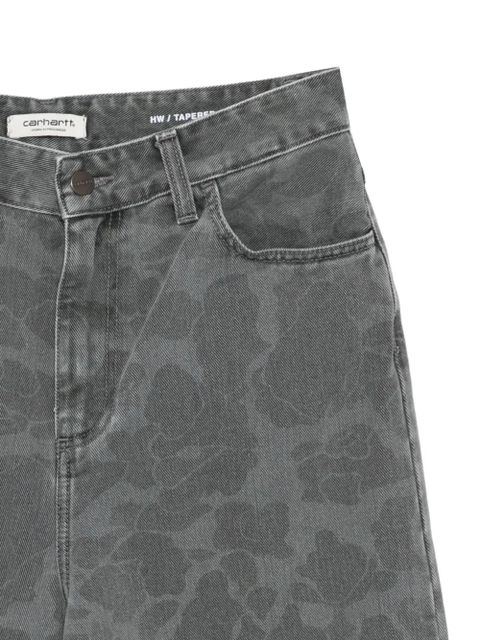 Carhartt WIP camouflage straight-leg jeans - Grey
