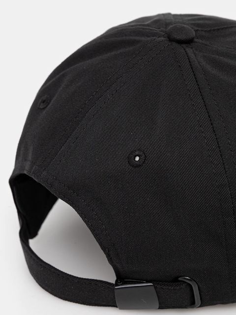 Tommy Jeans czapka z daszkiem bawełniana kolor czarny z aplikacją AW0AW16991