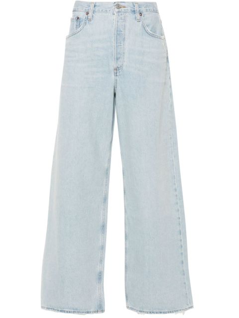 AGOLDE Low Slung Baggy cotton jeans - Blue - zdjęcie produktu nr 1