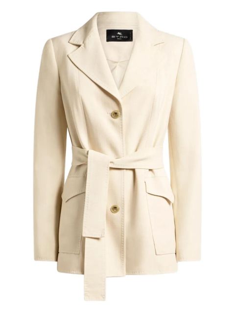ETRO belted field jacket - Neutrals - zdjęcie produktu nr 1