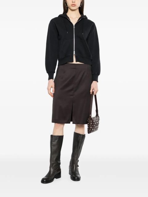 OUR LEGACY two-way zip-fastening hoodie - Black - zdjęcie produktu nr 2