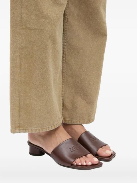 MM6 Maison Margiela 30mm Anatomic sandals - Brown