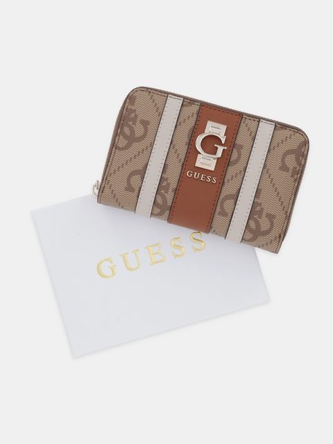 Guess portfel ERENIA damski kolor beżowy SWSO78 38140