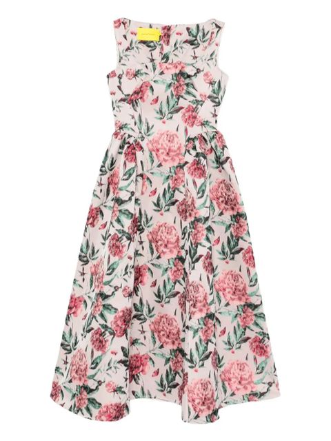 Marques'Almeida floral midi dress - Neutrals - zdjęcie produktu nr 1