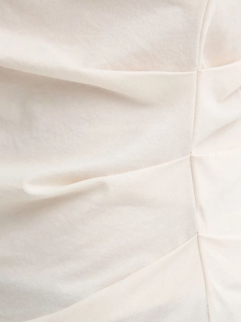 BOSS t-shirt bawełniany damski kolor beżowy 50550324