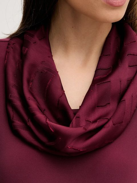 Joseph Ribkoff bluzka damska kolor bordowy gładka 253211