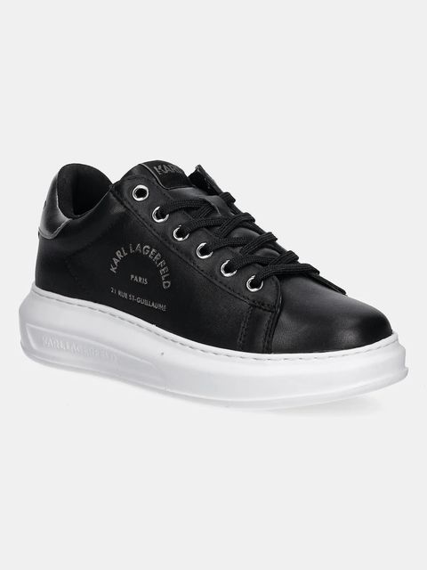 Karl Lagerfeld sneakersy skórzane KAPRI kolor czarny KL62538K - zdjęcie produktu nr 1