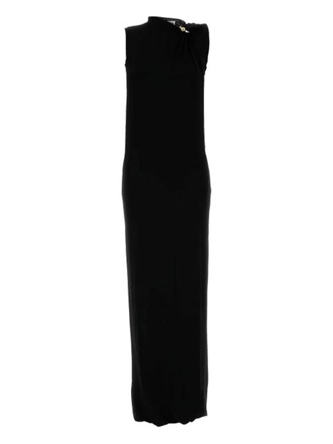 Jean Paul Gaultier twisted-neckline maxi dress - Black - zdjęcie produktu nr 1