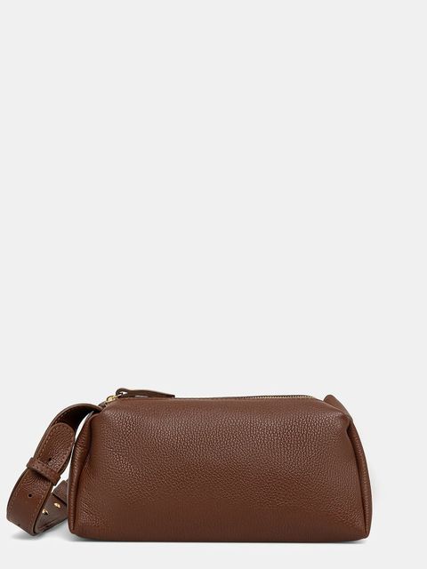 Answear.LAB torebka skórzana kolor brązowy - zdjęcie produktu nr 1