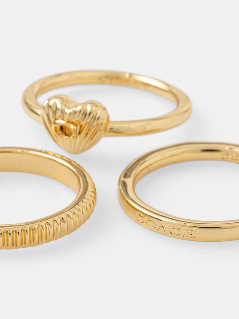 Coach pierścionek 3-pack 37527627GLD710 - zdjęcie produktu nr 2