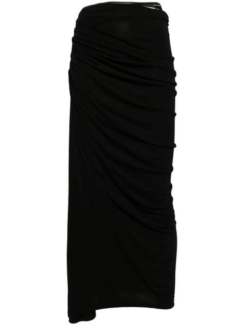 Christopher Esber draped maxi skirt - Black - zdjęcie produktu nr 1