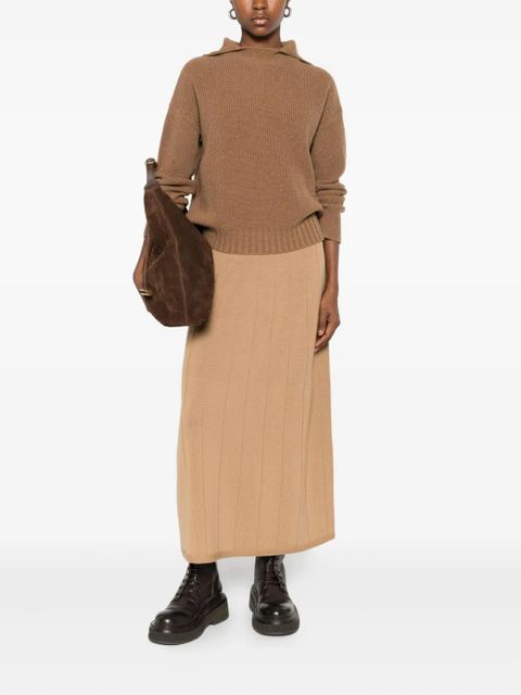 Max Mara hooded knitted top - Neutrals - zdjęcie produktu nr 2