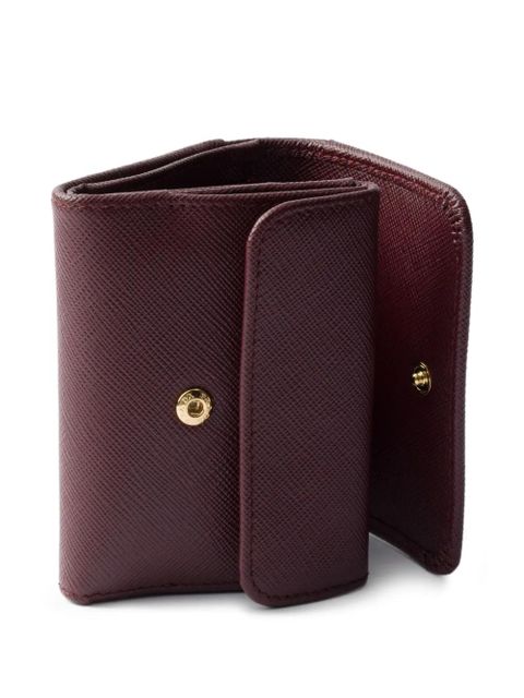 Prada small Saffiano leather wallet - Red - zdjęcie produktu nr 2