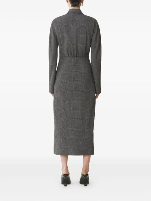 Lanvin double-breasted midi dress - Grey
