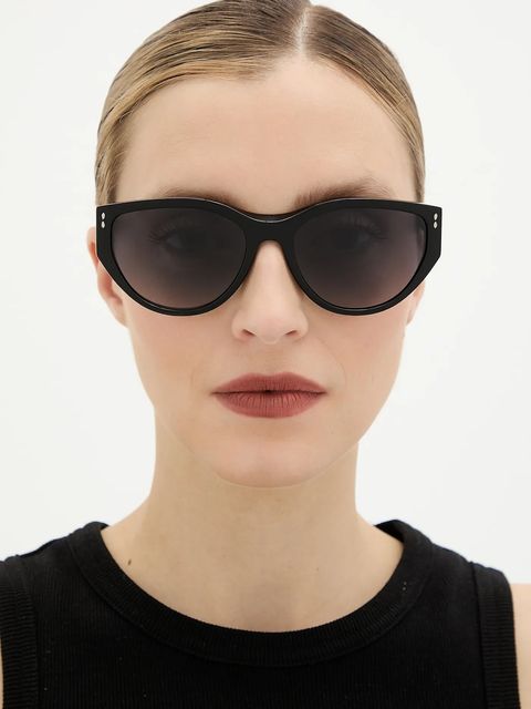 Isabel Marant okulary przeciwsłoneczne damskie kolor czarny IM 0217/S