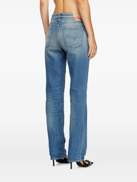 Diesel 1989 D-Mine buttoned jeans - Blue