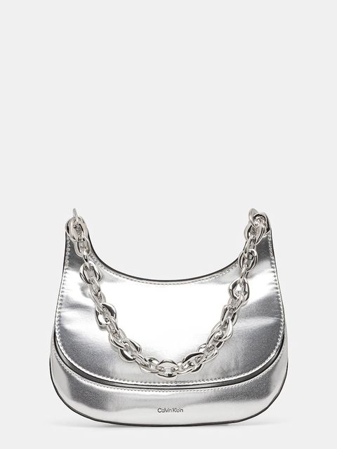 Calvin Klein torebka kolor srebrny LV04F3404G - zdjęcie produktu nr 1